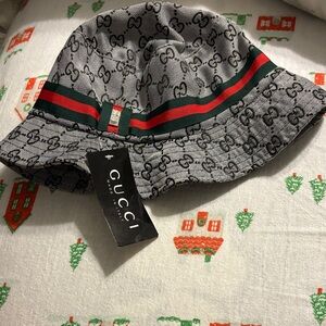 Gucci Gray Bucket Hat